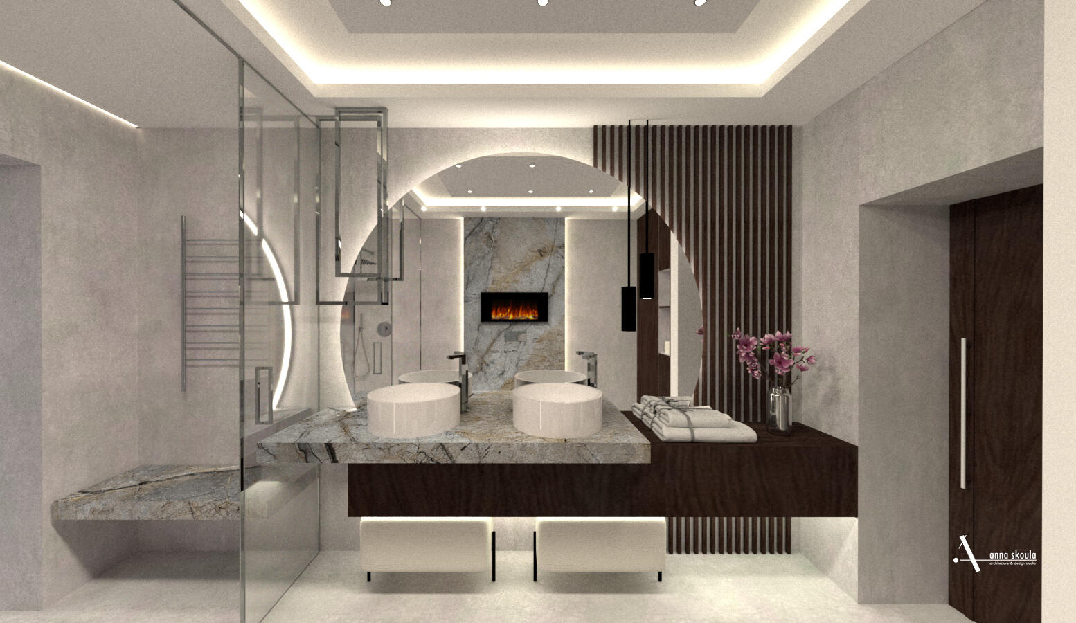 Private residence - bathroom, Crete Greece